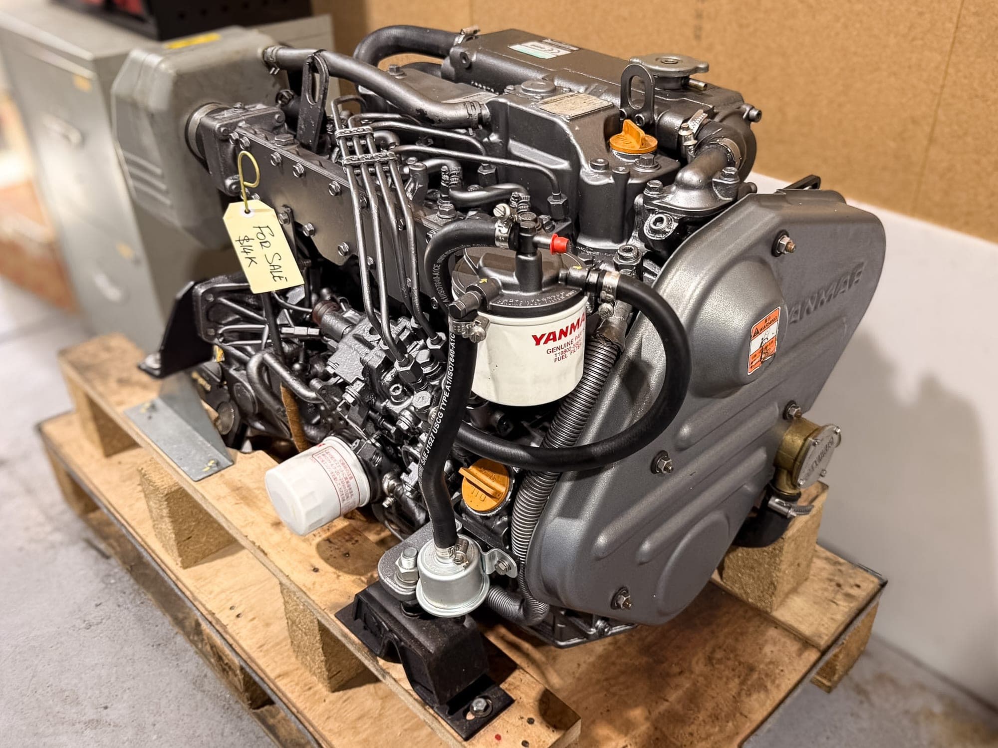 Yanmar 4JH5E with KM35P Gearbox (low hours)