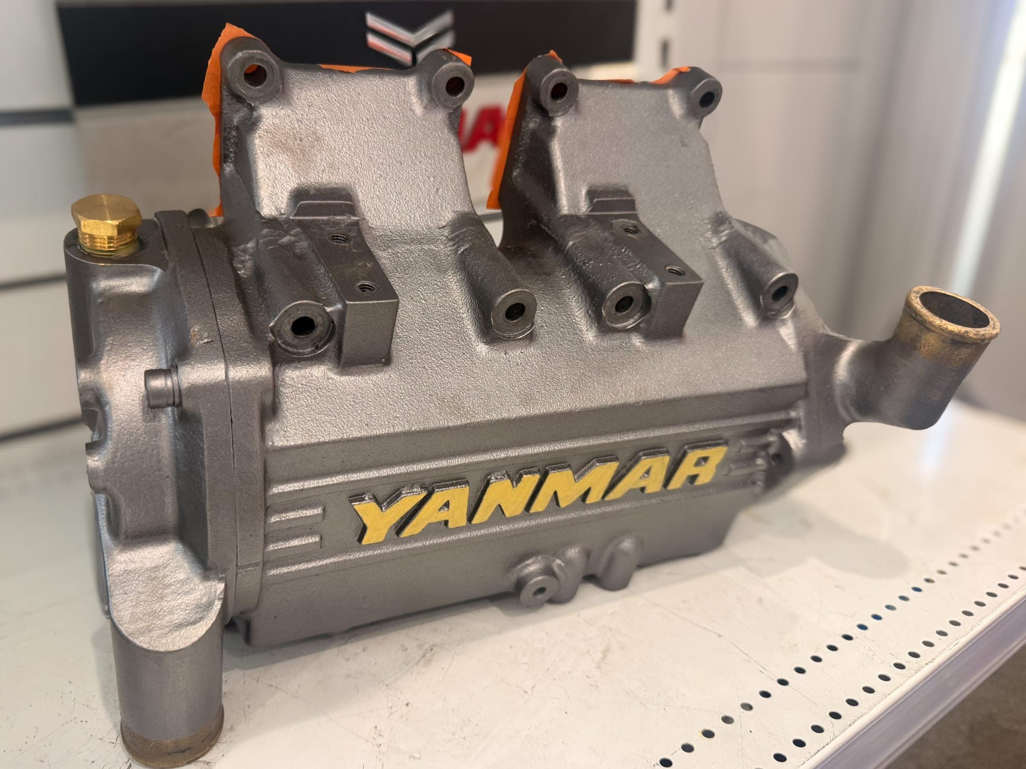 Yanmar 4LHA-STP Intercooler - Rebuilt